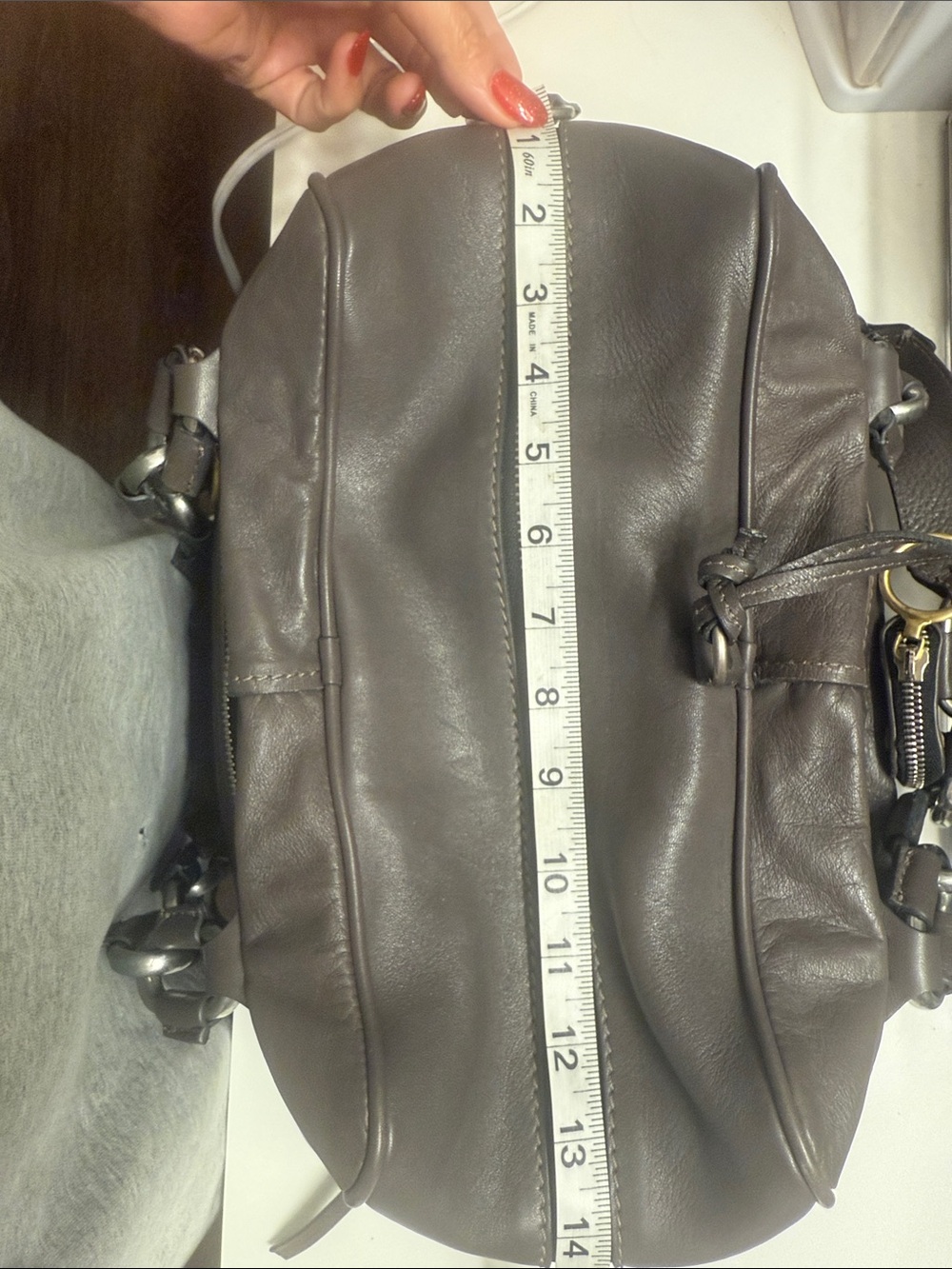 Vintage Chloé Leather Shoulder Bag - Picture 10 of 15